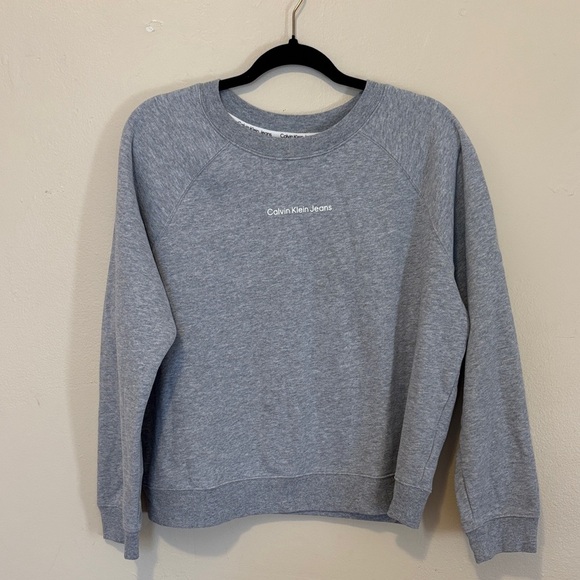 Calvin Klein Jeans Jackets & Blazers - Calvin Klein Jeans Men's Crewneck Sweater in Heather Gray